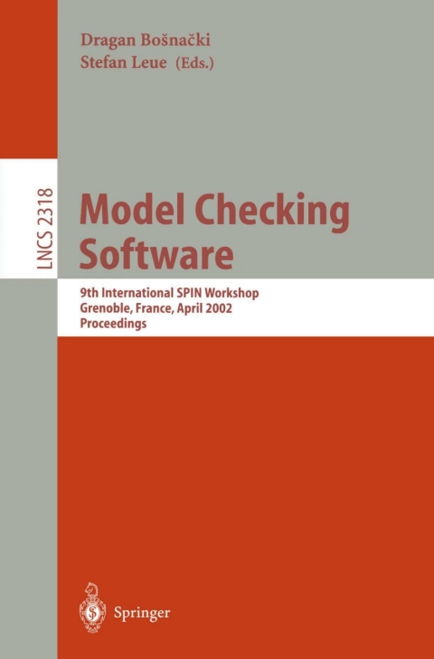 Cover image for book Model Checking Software