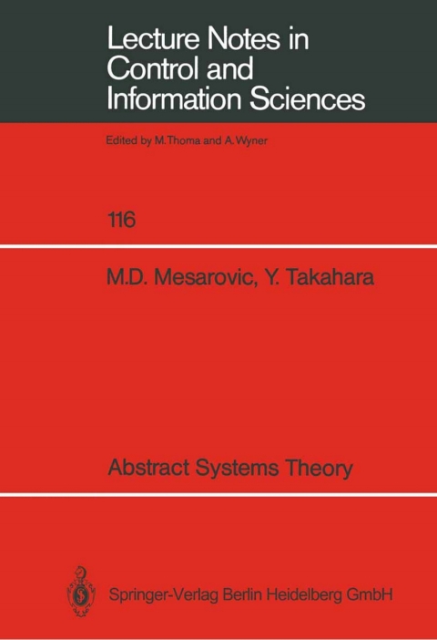 Cover image for book Abstract Systems Theory