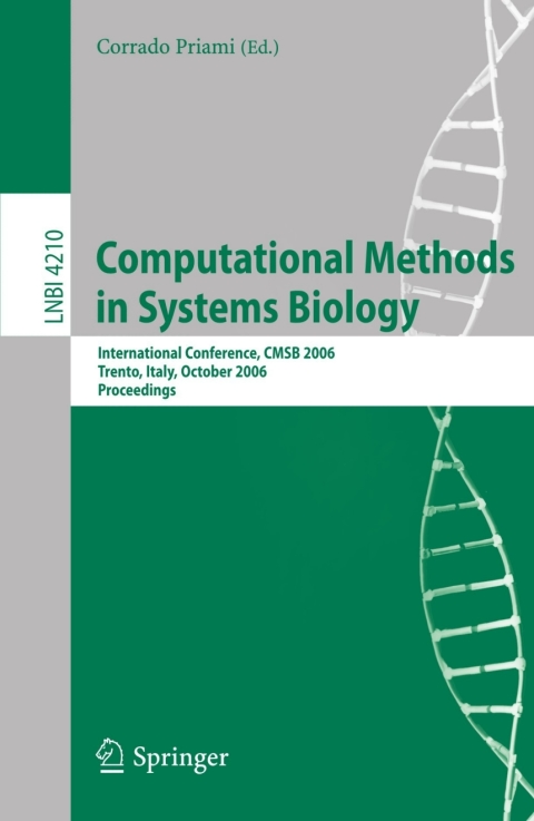 Cover image for book Computational Methods in Systems Biology