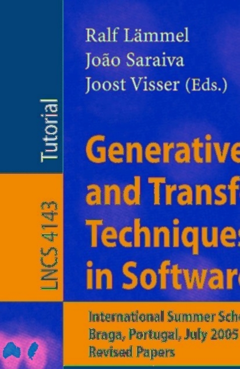 Cover image for book Generative and Transformational Techniques in Software Engineering