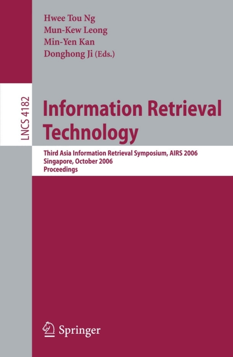 Cover image for book Information Retrieval Technology