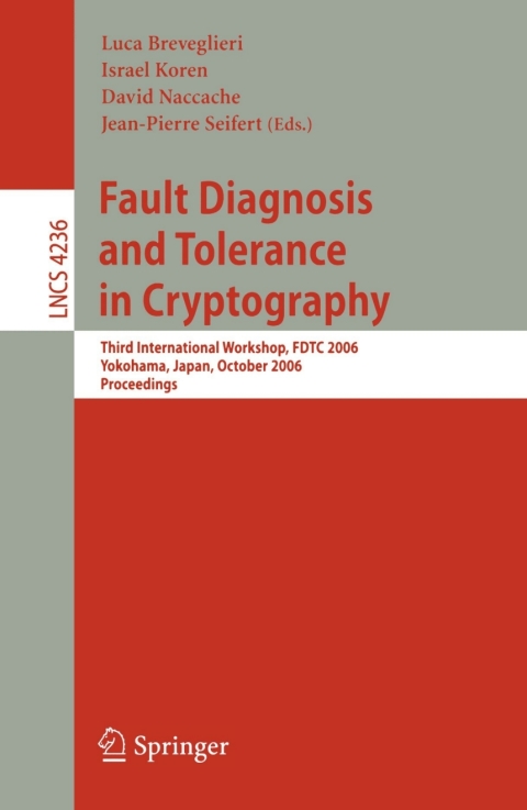 Cover image for book Fault Diagnosis and Tolerance in Cryptography