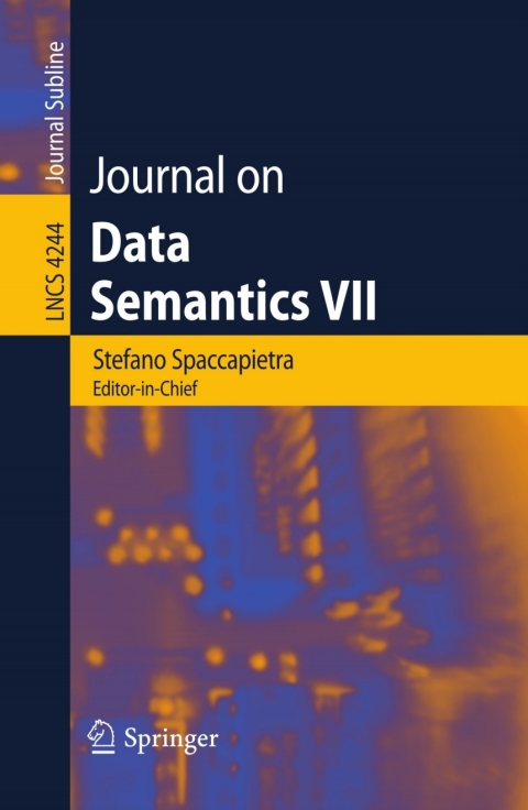 Cover image for book Journal on Data Semantics VII