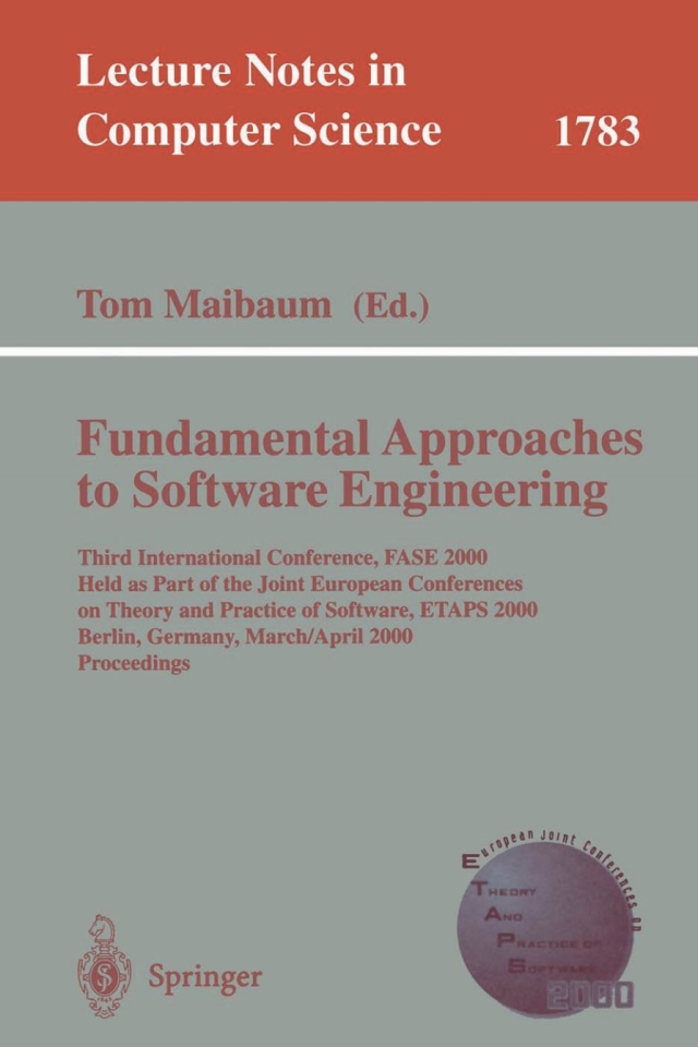 Fundamental Approaches to Software Engineering
