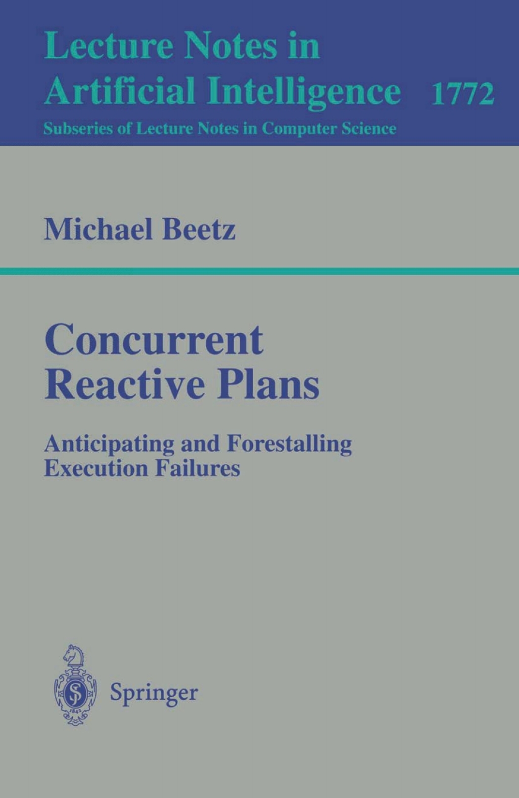 Concurrent Reactive Plans (eBook)