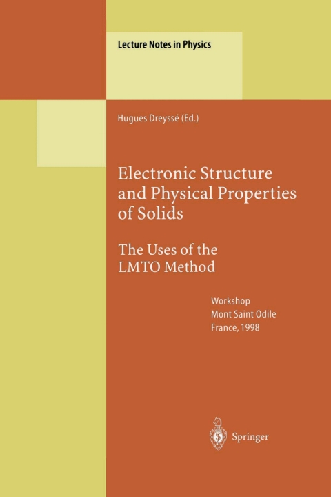 Cover image for book Electronic Structure and Physical Properties of Solids