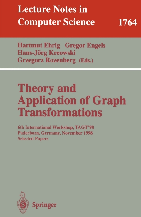 Cover image for book Theory and Application of Graph Transformations