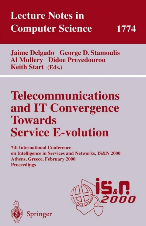 Cover image for book Telecommunications and IT Convergence. Towards Service E-volution