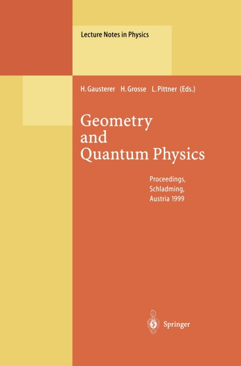 Cover image for book Geometry and Quantum Physics