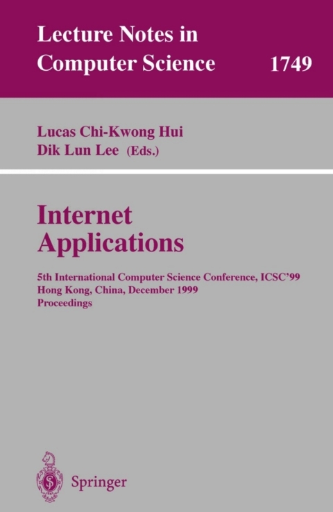 Cover image for book Internet Applications