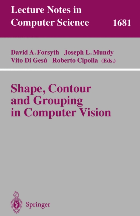 Shape, Contour and Grouping in Computer Vision 