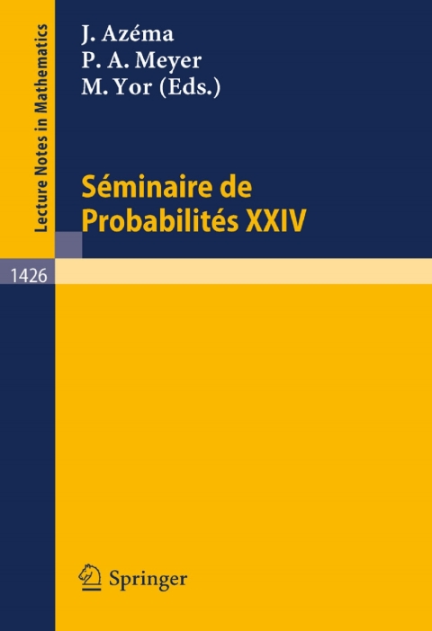 Cover image for book Seminaire de Probabilites XXIV 1988/89