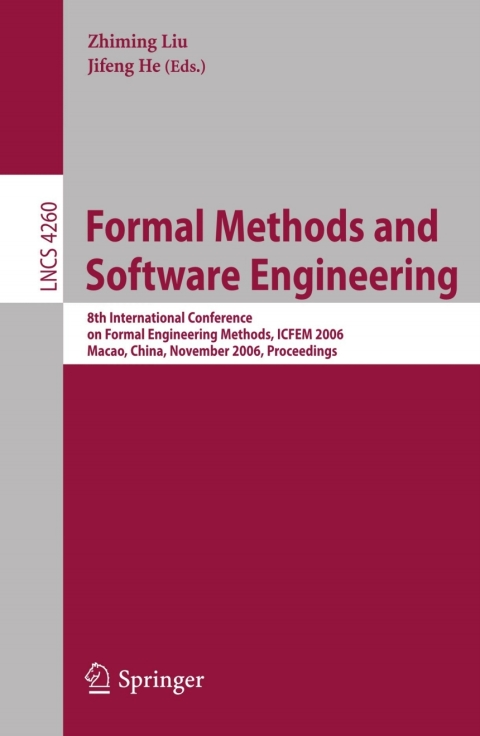 Cover image for book Formal Methods and Software Engineering