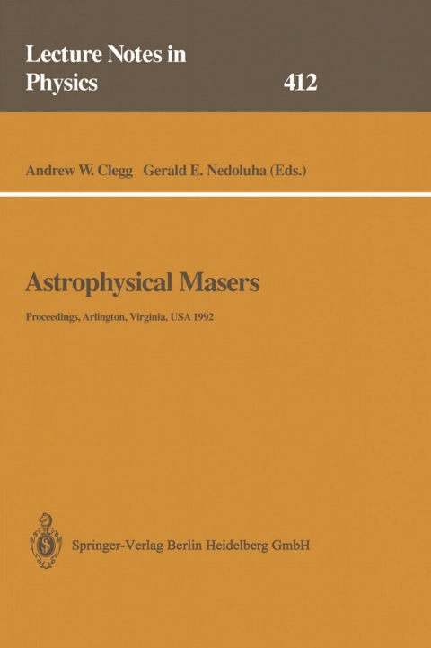 Cover image for book Astrophysical Masers