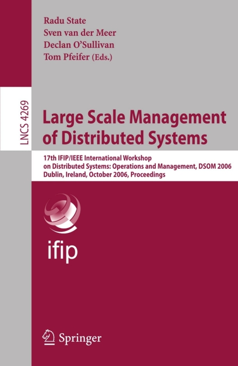 Cover image for book Large Scale Management of Distributed Systems
