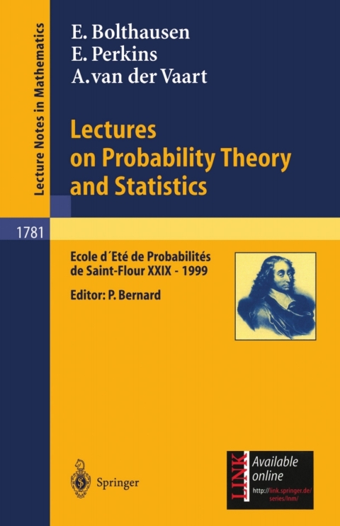 Cover image for book Lectures on Probability Theory and Statistics