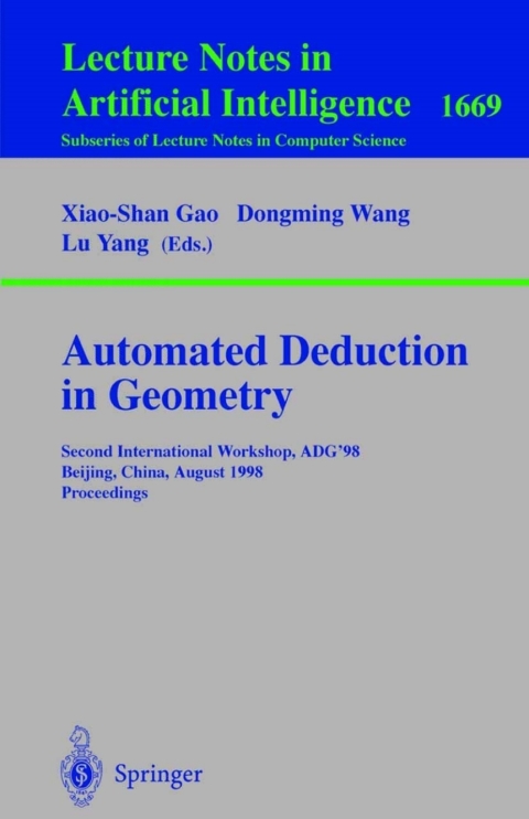 Automated Deduction in Geometry 
