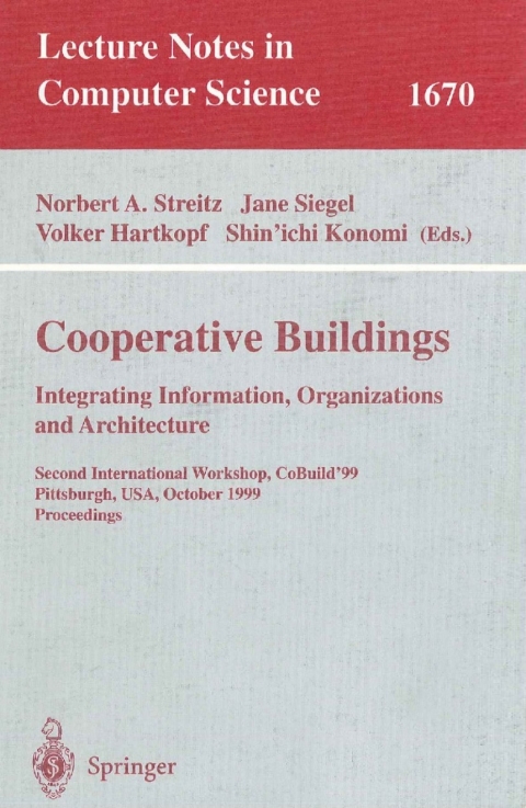 Cover image for book Cooperative Buildings. Integrating Information, Organizations, and Architecture