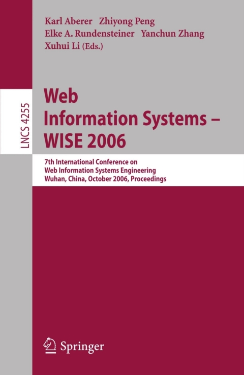 Cover image for book Web Information Systems - WISE 2006