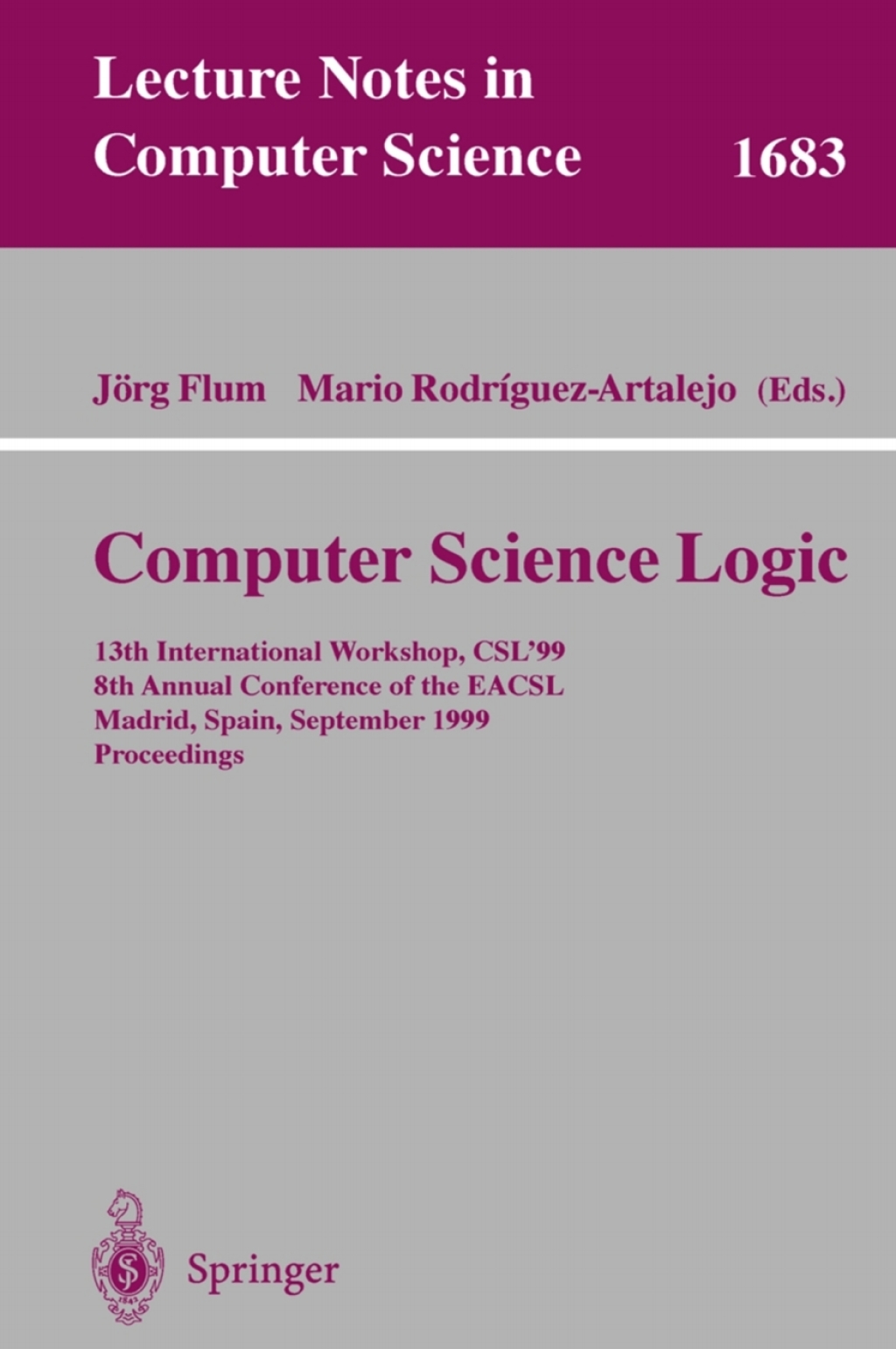 Computer Science Logic - 1st Edition (eBook Rental)
