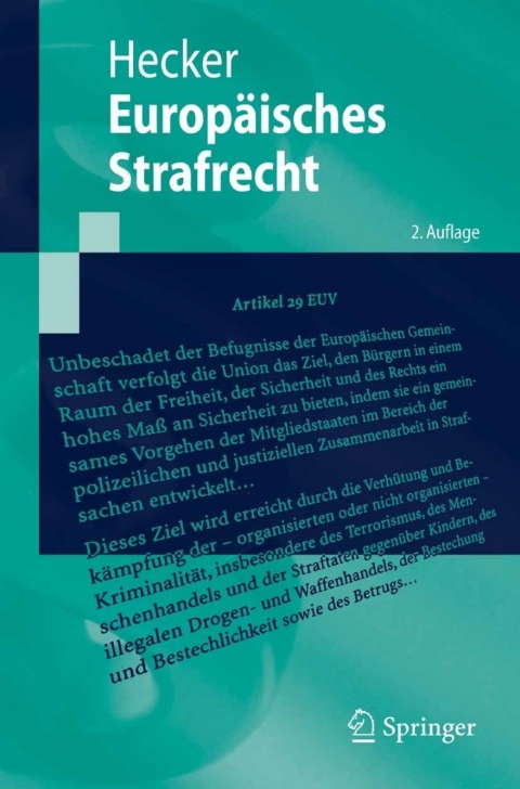 Cover image for book Europäisches Strafrecht