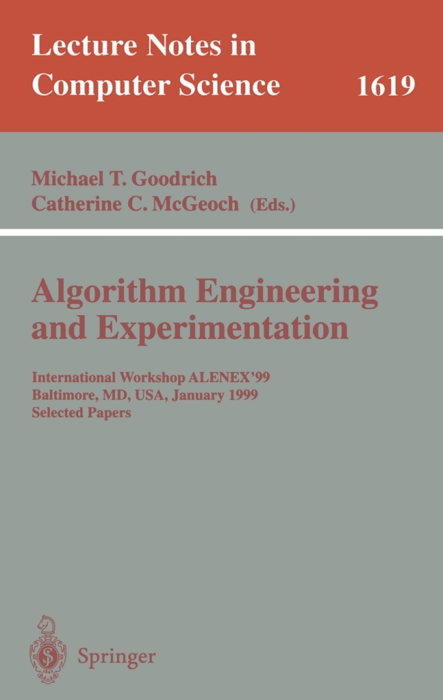 Algorithm Engineering and Experimentation