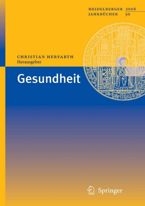 Cover image for book Gesundheit