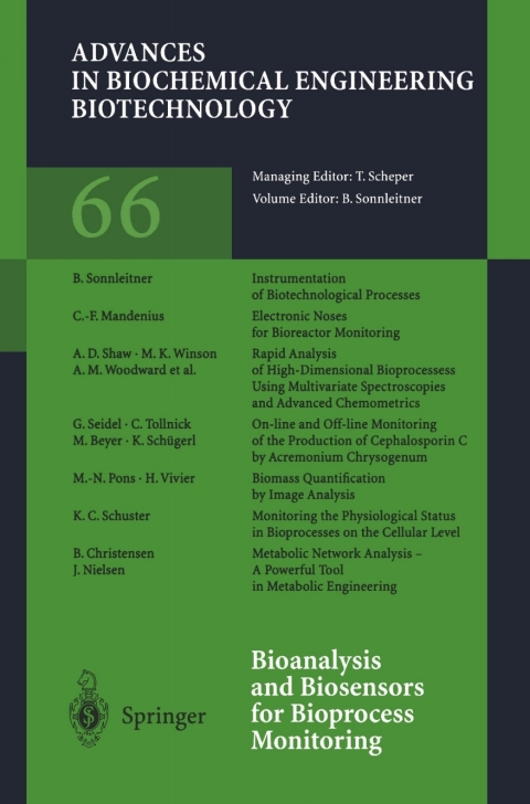 Cover image for book Bioanalysis and Biosensors for Bioprocess Monitoring