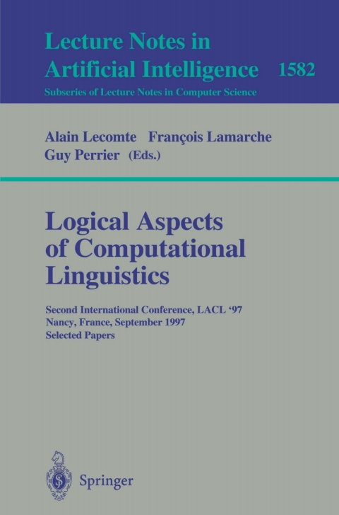 Cover image for book Logical Aspects of Computational Linguistics