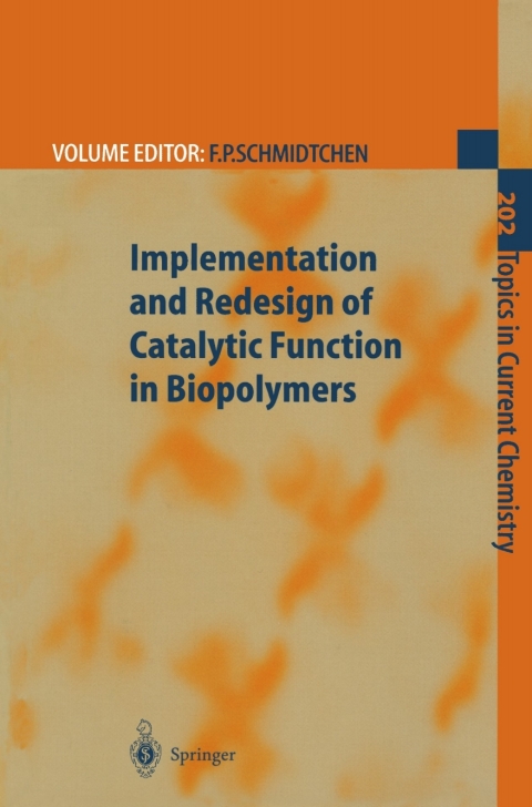 Cover image for book Implementation and Redesign of Catalytic Function in Biopolymers