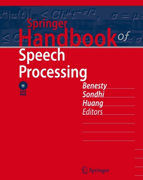 Cover image for book Springer Handbook of Speech Processing