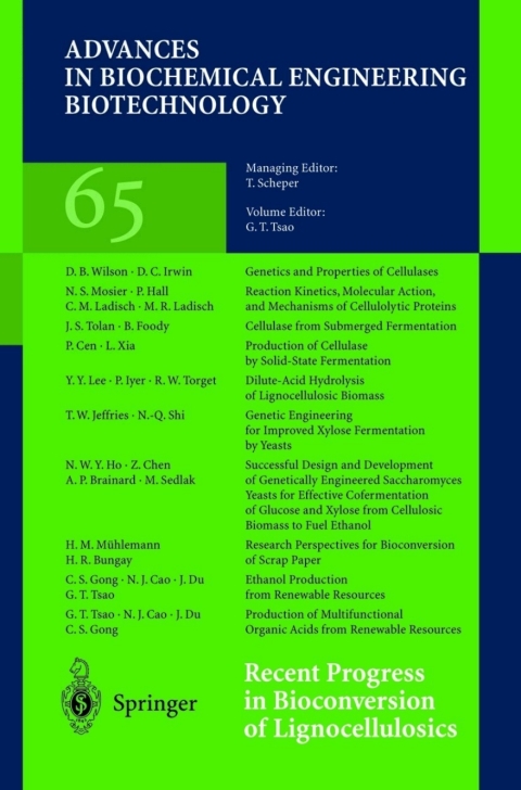 Cover image for book Recent Progress in Bioconversion of Lignocellulosics