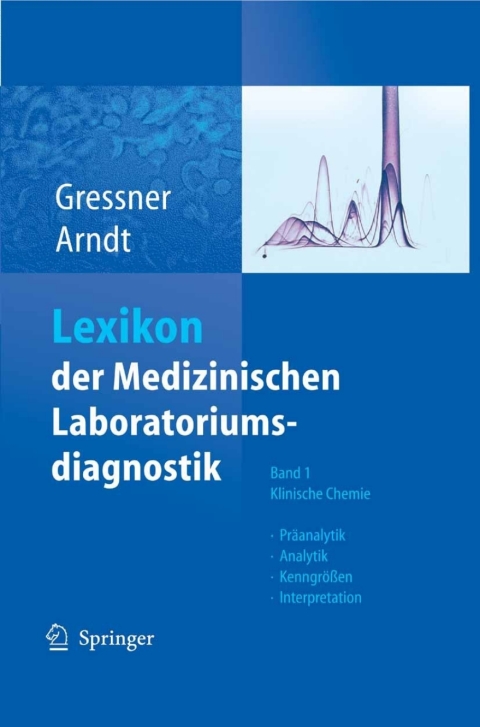 Cover image for book Lexikon der Medizinischen Laboratoriumsdiagnostik