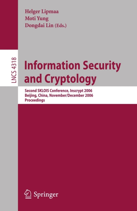 Cover image for book Information Security and Cryptology