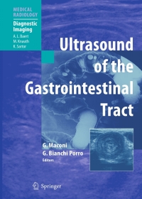 Cover image: Ultrasound of the Gastrointestinal Tract 1st edition 9783540258261