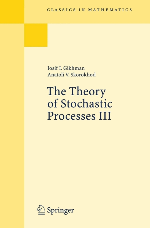 Cover image for book The Theory of Stochastic Processes III