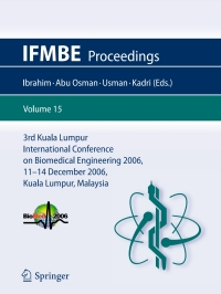 Cover image: 3rd Kuala Lumpur International Conference on Biomedical Engineering 2006 9783540680161