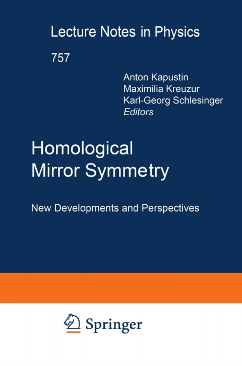 Cover image for book Homological Mirror Symmetry