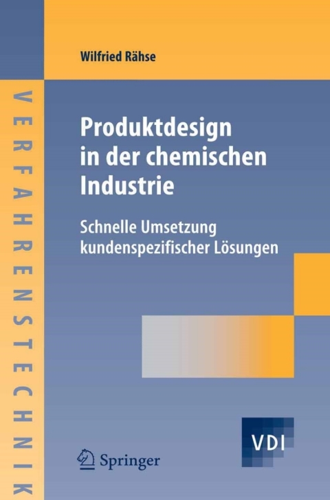 Cover image for book Produktdesign in der chemischen Industrie