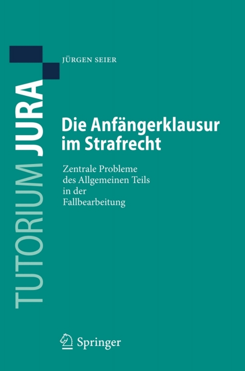 Cover image for book Die Anfängerklausur im Strafrecht