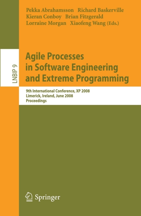 Cover image for book Agile Processes in Software Engineering and Extreme Programming