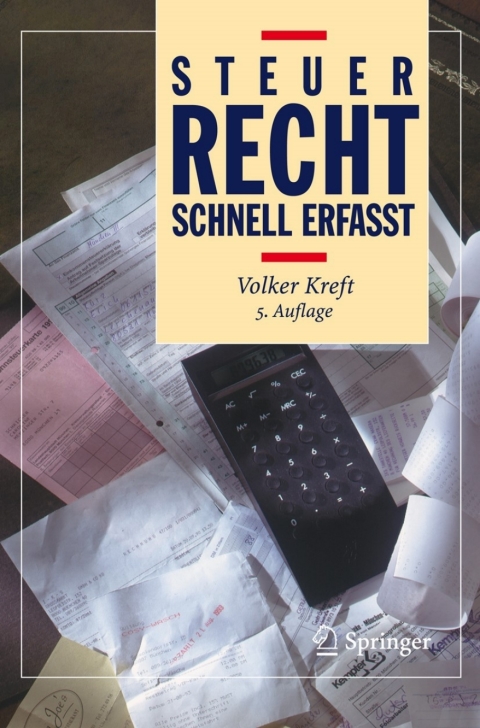 Cover image for book Steuerrecht - Schnell erfasst