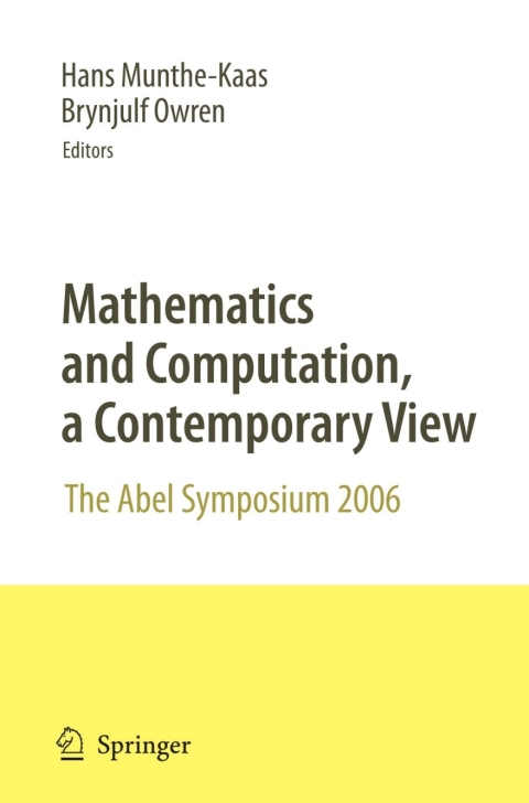 Cover image for book Mathematics and Computation, a Contemporary View