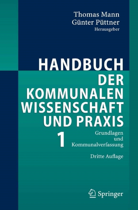Cover image for book Handbuch der kommunalen Wissenschaft und Praxis