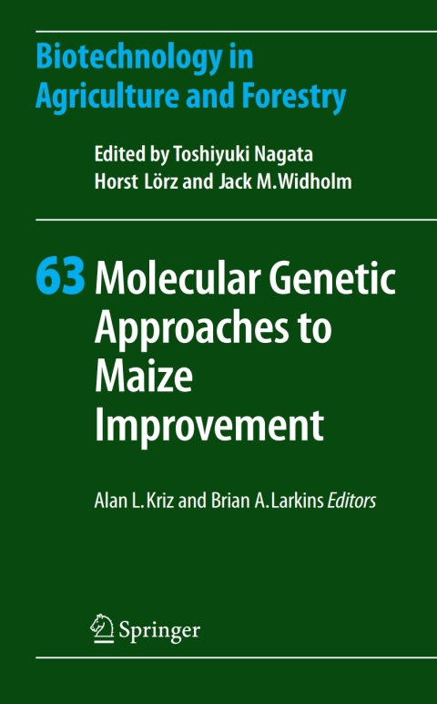 Cover image for book Molecular Genetic Approaches to Maize Improvement