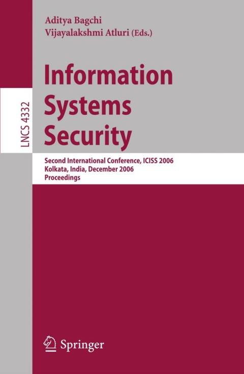 Cover image for book Information Systems Security