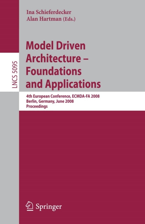 Cover image for book Model Driven Architecture - Foundations and Applications