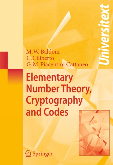 Cover image for book Elementary Number Theory, Cryptography and Codes