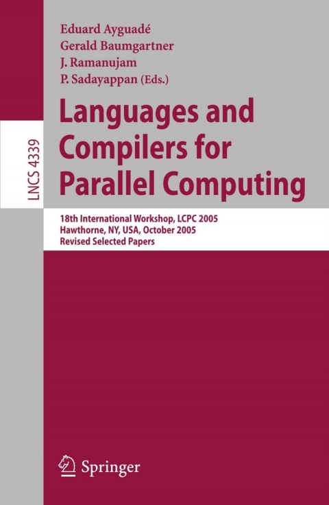 Cover image for book Languages and Compilers for Parallel Computing