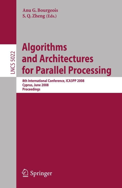 Cover image for book Algorithms and Architectures for Parallel Processing